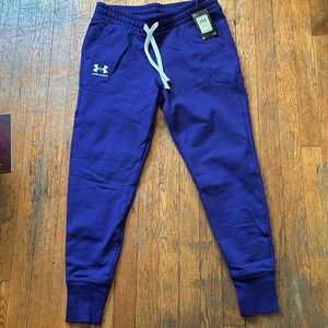 UNDER ARMOUR women’s rival fleece joggers NWT